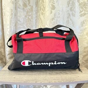 Champion Men's Red and Black Duffel Bag/D025